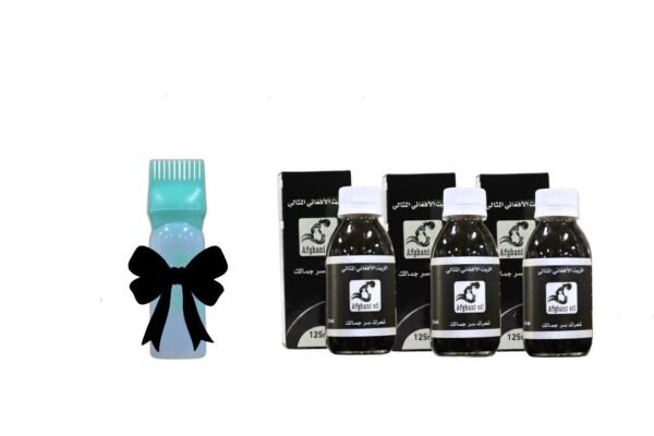 ثلاث علب + مشط هدية